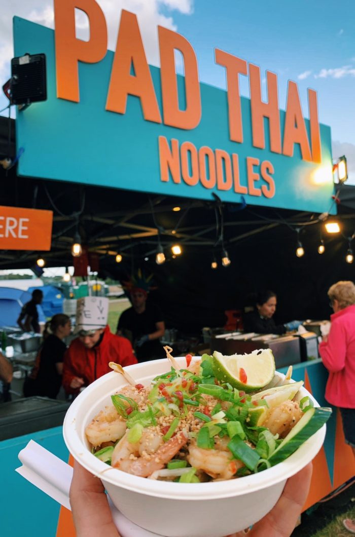 Pad Thai Noodles Stall, Rewind Festival, 2019