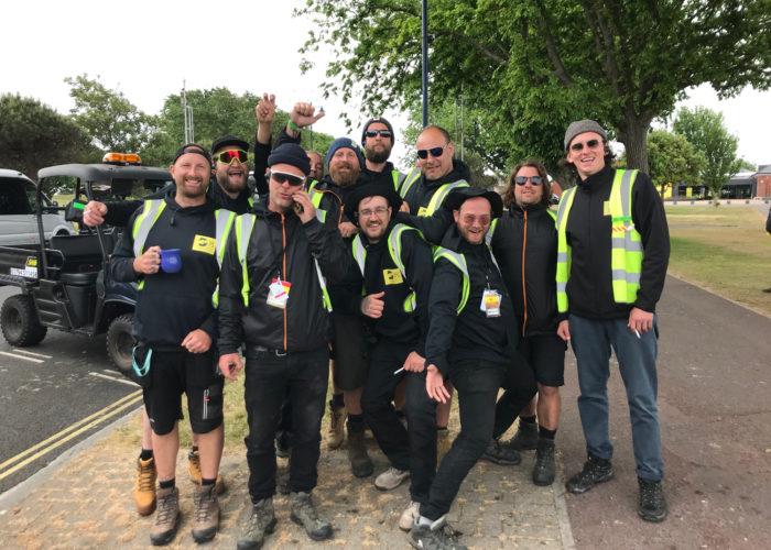 Site Crew Team Photo, D-Day 75 Commemorative Event, 2019 - Site Crew Supplied by Victorious Events