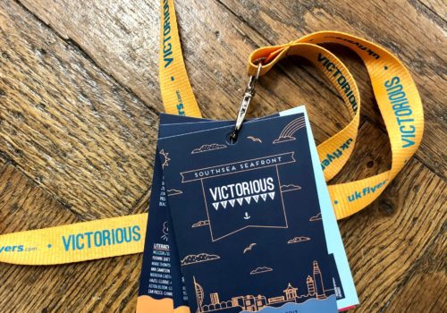 Graphic Design by Victorious Events - Printed Lanyard, Programme including Map, Victorious Festival 2019