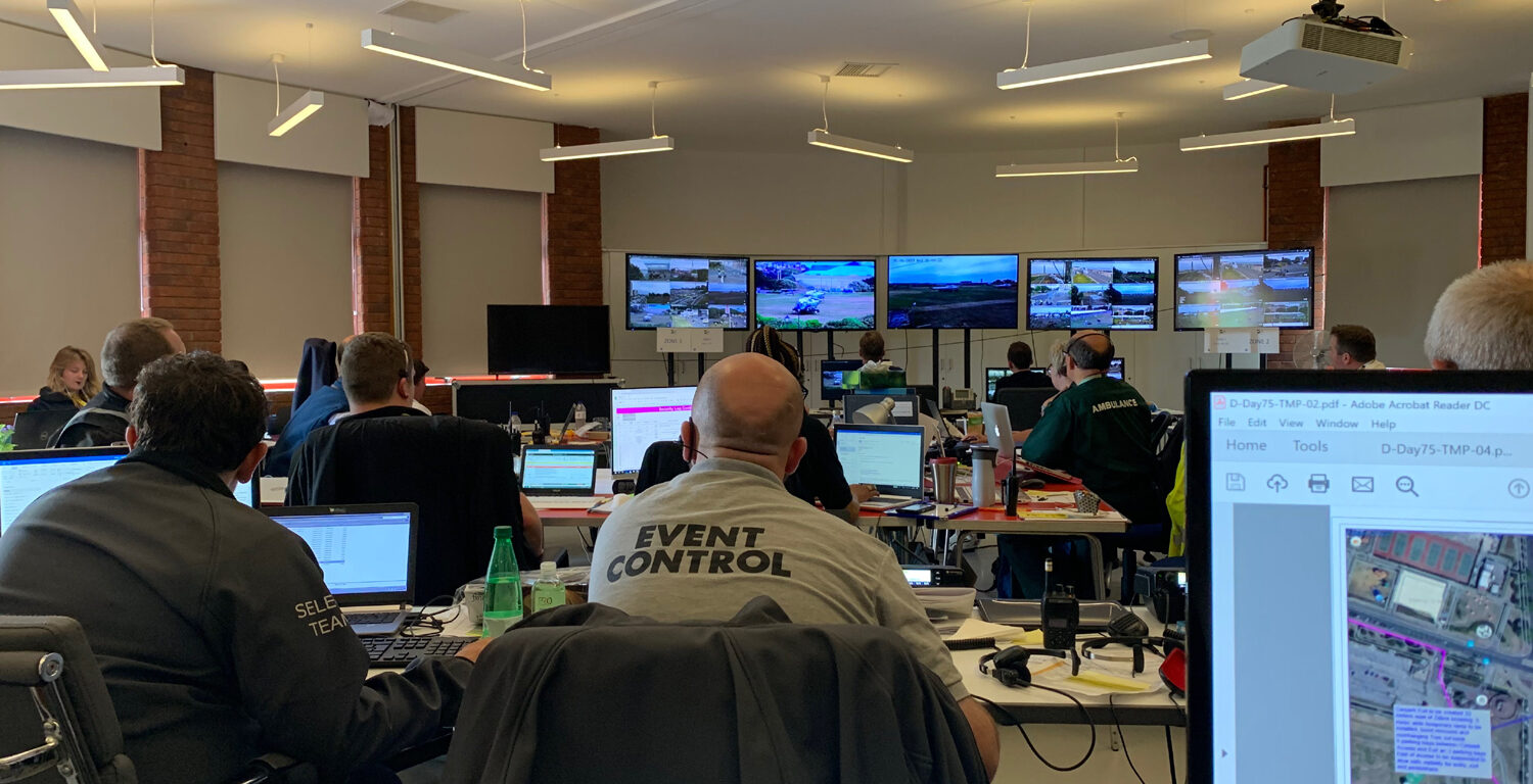 Event Control Room Image, D-Day 75 Commemorative Event, 2019