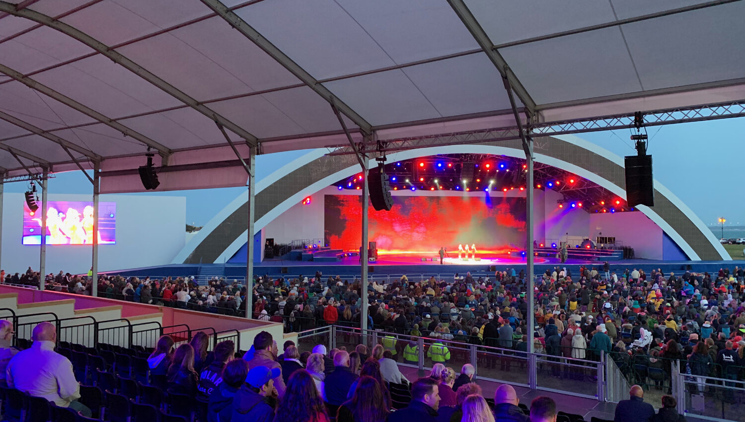 D-Day 75 Commemorative Event, stage and viewing, 2019