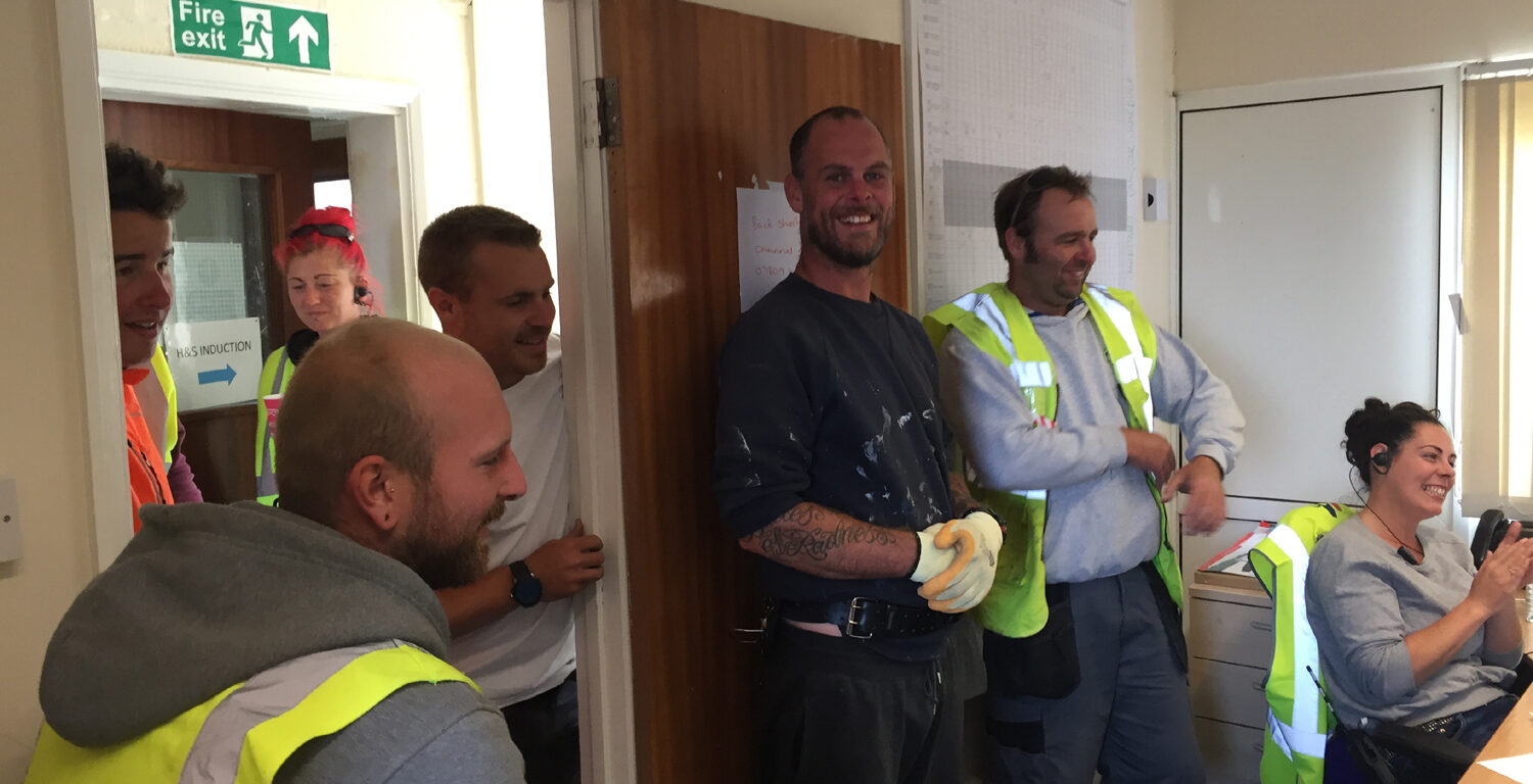 Site Crew Production Office Photo, D-Day 75 Commemorative Event, 2019