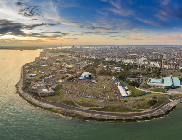 Drone photograph, Victorious Festival 2019